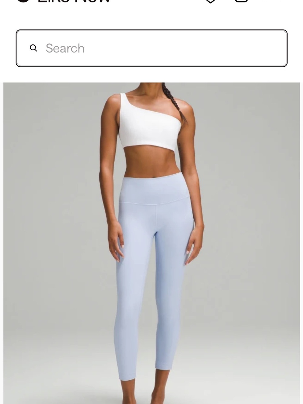 lululemon athletica Pale Blue High-Rise Leggings